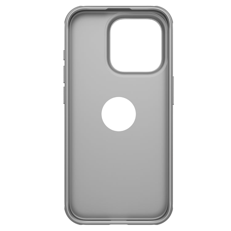 For iPhone 15 Pro Max NILLKIN Super Frosted Shield Pro Phone Protective Case With LOGO Cutout(Grey) - iPhone 15 Pro Max Cases by NILLKIN | Online Shopping UK | buy2fix