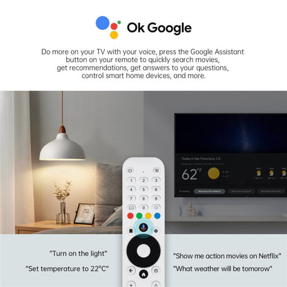 MECOOL KM2 Plus Android 11 Dual-band WiFi Smart Voice TV Box 4GB+32GB, AU Plug(White) - Amlogic S905 by MECOOL | Online Shopping UK | buy2fix