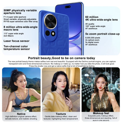 Huawei nova 12 Ultra, 12GB+1TB, Screen Fingerprint Identification, 6.76 inch HarmonyOS 4.0 Octa Core, Network: 4G, NFC, OTG, Not Support Google Play(Blue) - Huawei Mate & P by Huawei | Online Shopping UK | buy2fix