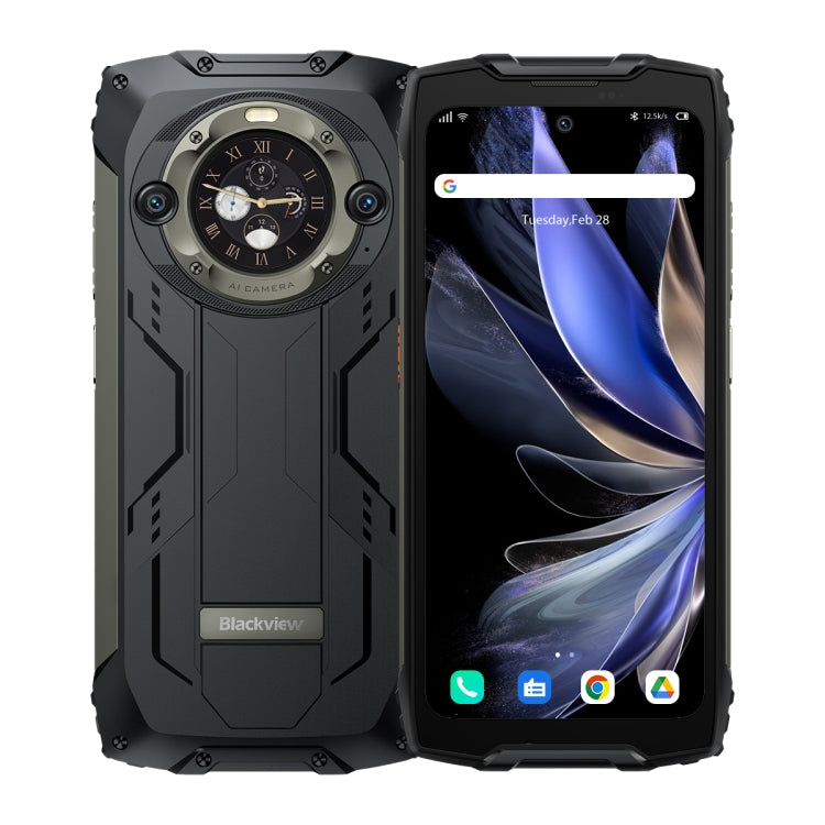 Blackview BV9300 Pro, 8GB+256GB, IP68/IP69K/MIL-STD-810H, 6.7 inch + 1.32 inch Android 13 MediaTek Helio G99 Octa Core, Network: 4G, NFC, OTG(Black) - Blackview by Blackview | Online Shopping UK | buy2fix