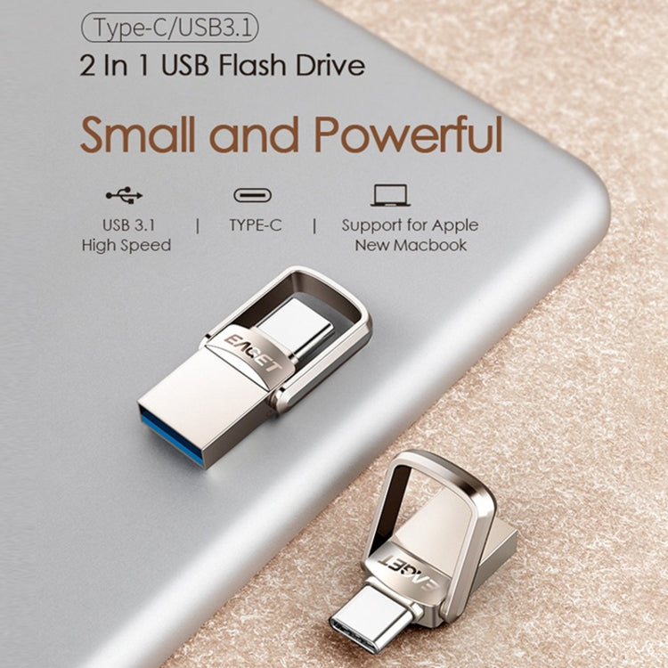 EAGET 64G USB 3.1 + Type-C / USB-C  Interface Metal Twister Flash U Disk, with Micro USB OTG Adapter - USB Flash Drives by EAGET | Online Shopping UK | buy2fix