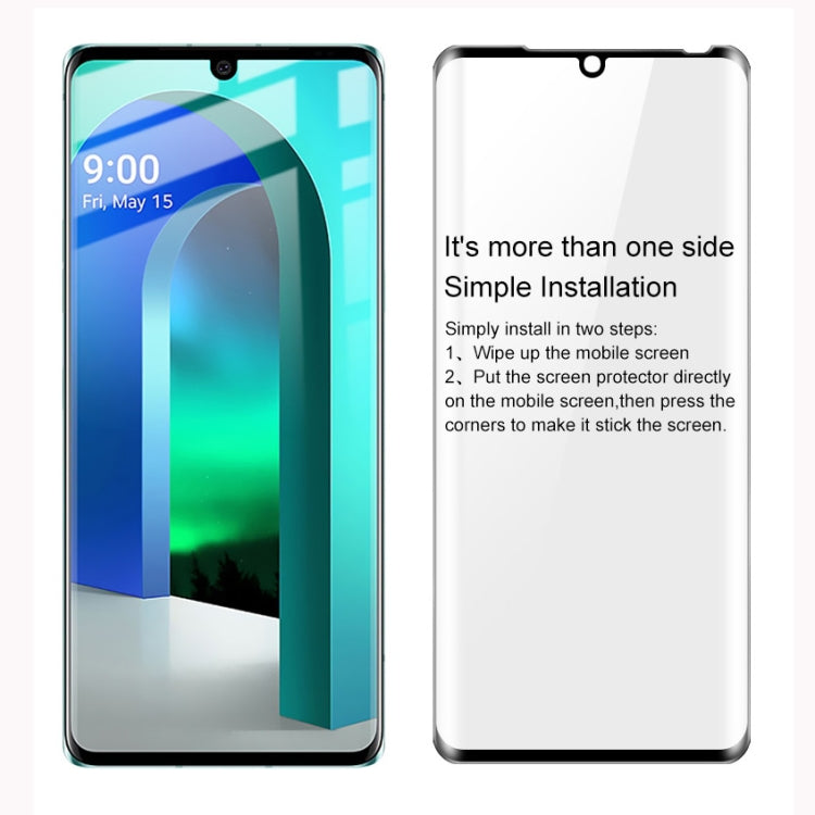 For LG Velvet 3D Curved Edge Full Screen Tempered Glass Film - Mobile Accessories by imak | Online Shopping UK | buy2fix