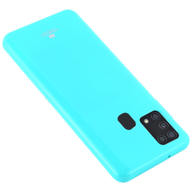 For Samsung Galaxy A21s GOOSPERY JELLY Full Coverage Soft Case(Mint Green) - Galaxy Phone Cases by GOOSPERY | Online Shopping UK | buy2fix