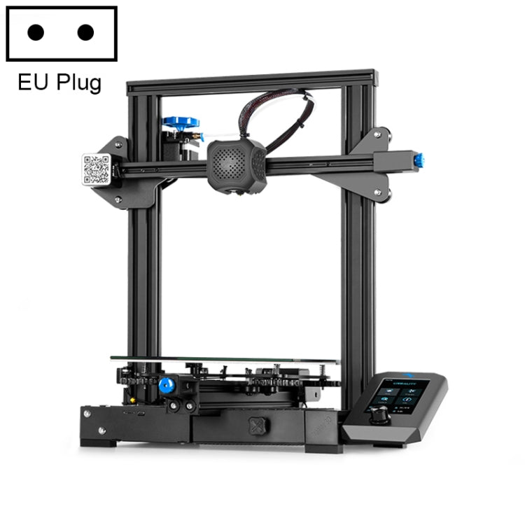 CREALITY Ender-3 V2 Craborundom Glass Platform Ultra-silent DIY 3D Printer, Print Size : 22 x 22 x 25cm, EU Plug - 3D Printer by Creality | Online Shopping UK | buy2fix