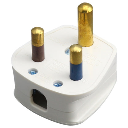 Three Pin Cylinder 15A Power Plug, UK Plug - Consumer Electronics by buy2fix | Online Shopping UK | buy2fix