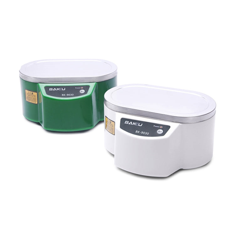 BAKU BK-9030 30W 0.8L LCD Display Ultrasonic Cleaner, AC 220V, EU Plug(Green) - Home & Garden by BAKU | Online Shopping UK | buy2fix