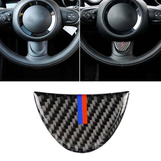 Red Blue Color Car Steering Wheel Carbon Fiber Decorative Sticker for BMW Mini R53 / R55 / R57 / R58 / R59 / R60 / R50 / R52 / F55 / F56 - Car Interior Mouldings by buy2fix | Online Shopping UK | buy2fix