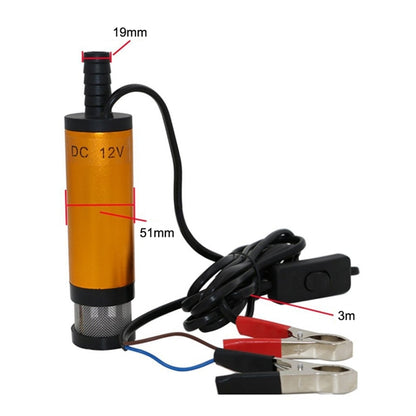 24V Car Electric DC Fuel Pump Submersible Pump, 51mm External Filter Version - In Car by buy2fix | Online Shopping UK | buy2fix