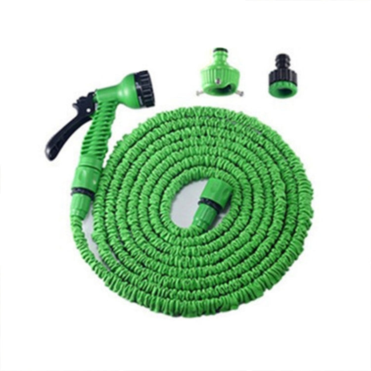 10-30m Telescopic Pipe Expandable Magic Flexible Garden Watering Hose with Spray Gun Set(Green) - Watering & Irrigation by buy2fix | Online Shopping UK | buy2fix