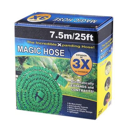 10-30m Telescopic Pipe Expandable Magic Flexible Garden Watering Hose with Spray Gun Set(Green) - Watering & Irrigation by buy2fix | Online Shopping UK | buy2fix