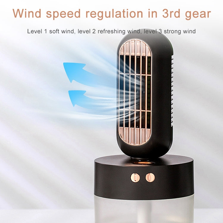 V8 Multifunctional Humidifier Fan Mini Desktop USB Charging Spray Electric Fan (White) - Consumer Electronics by buy2fix | Online Shopping UK | buy2fix