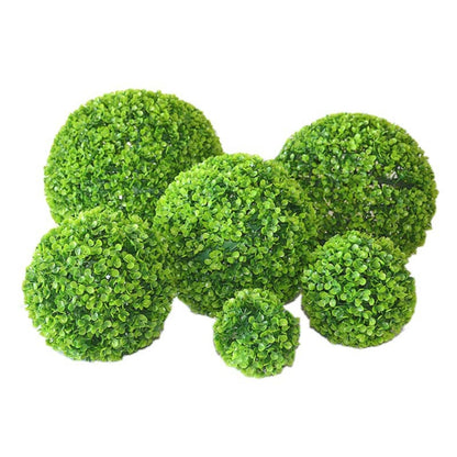 Artificial Aglaia Odorata Plant Ball Topiary Wedding Event Home Outdoor Decoration Hanging Ornament, Diameter: 4.7 inch - Home & Garden by buy2fix | Online Shopping UK | buy2fix