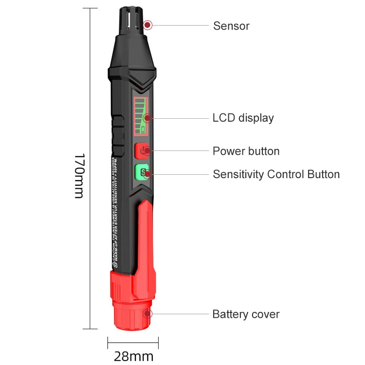 HABOTESA HT60 Combustible Gas Detector - Consumer Electronics by buy2fix | Online Shopping UK | buy2fix