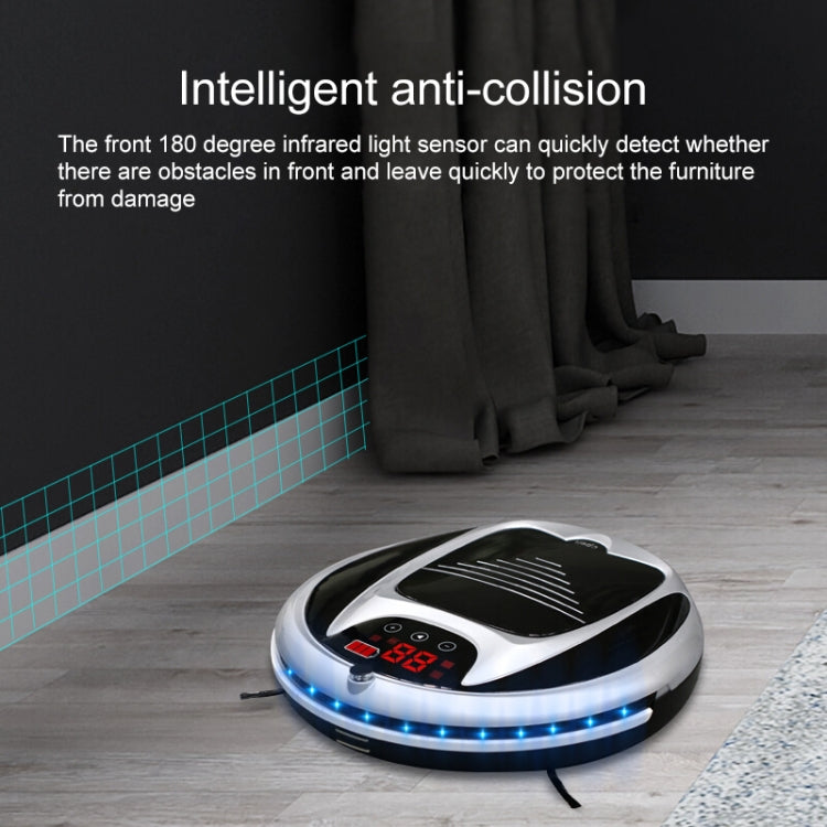 FD-3RSW(IB)CS 800Pa Suction Smart Household Vacuum Cleaner Clean Robot with Remote Control - Consumer Electronics by buy2fix | Online Shopping UK | buy2fix