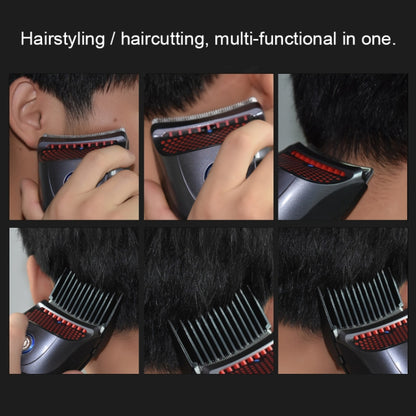 HJ-2018 Men Electric Shaver Fader Self-help Hair Clipper with Spare Cutter Head, Standard Version, CN Plug - Hair Trimmer by buy2fix | Online Shopping UK | buy2fix