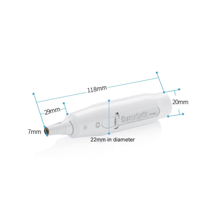 Supereyes Y008P Ear Nose Mouth Wireless Digital Electronic Endoscope - Ear Care Tools by Supereyes | Online Shopping UK | buy2fix