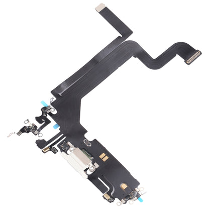 For iPhone 14 Pro Max Charging Port Flex Cable (White) -  by buy2fix | Online Shopping UK | buy2fix