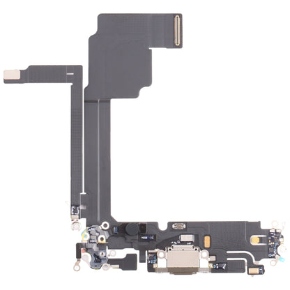 For iPhone 15 Pro Max Original Charging Port Flex Cable (Titanium Color) -  by buy2fix | Online Shopping UK | buy2fix