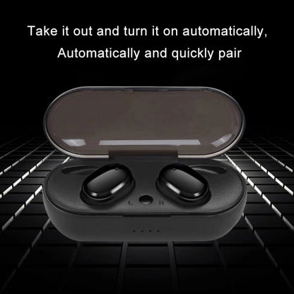 TWS-4 IPX5 Waterproof Bluetooth 5.0 Touch Wireless Bluetooth Earphone with Charging Box, Support HD Call & Voice Prompts(Black) - TWS Earphone by buy2fix | Online Shopping UK | buy2fix