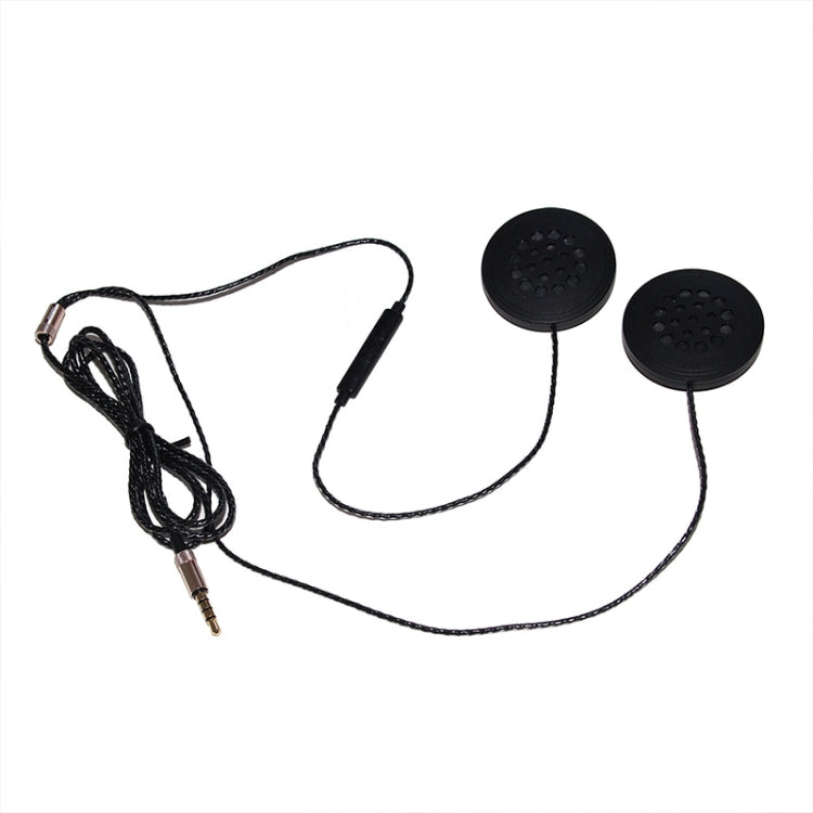 T33 3.5mm Interface Music Call Motorcycle Helmet Wired Headphone, Length: 1.2m - Normal Style Earphone by buy2fix | Online Shopping UK | buy2fix