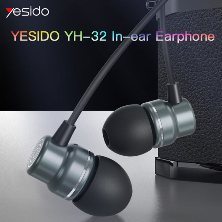 Yesido YH32 3.5mm In-Ear Wired Earphone, Length: 1.2m - In Ear Wired Earphone by Yesido | Online Shopping UK | buy2fix