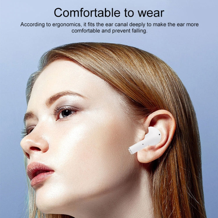 Pro 8 In-ear Touch Digital Display TWS Mini Wireless Bluetooth Earphone (White) - TWS Earphone by buy2fix | Online Shopping UK | buy2fix