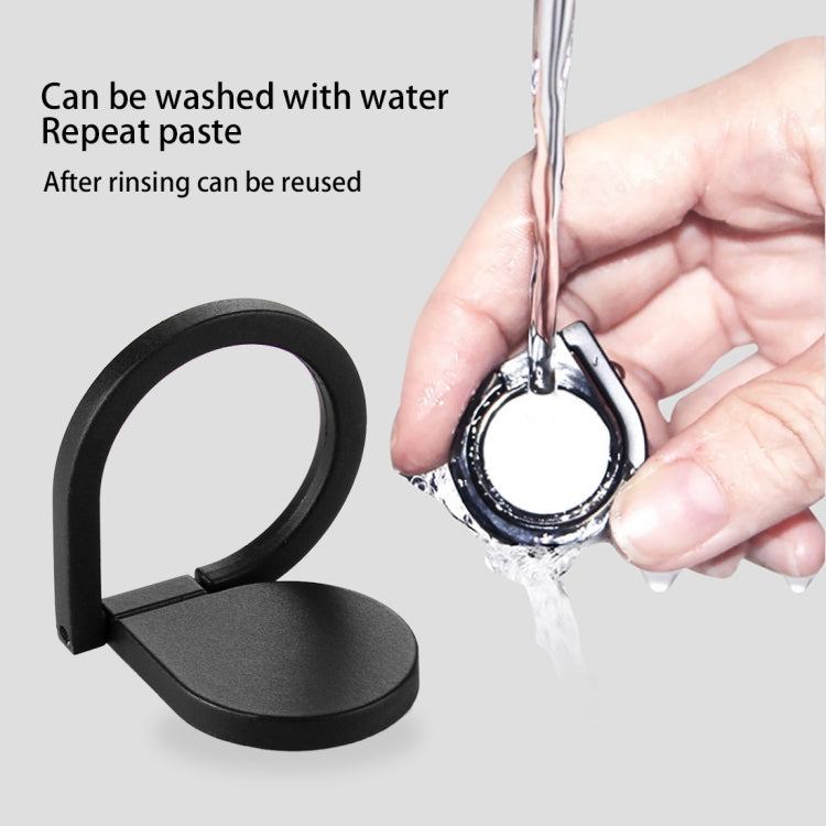 Universal 360 Degree Rotation Drops of water Style Ring Phone Holder Stand(Black) - Ring Holder by buy2fix | Online Shopping UK | buy2fix