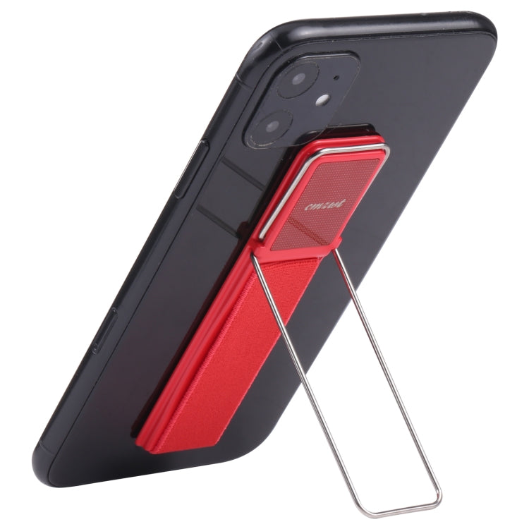 cmzwt CPS-030 Adjustable Folding Magnetic Mobile Phone Holder Bracket with Grip (Red) - Hand-Sticking Bracket by buy2fix | Online Shopping UK | buy2fix