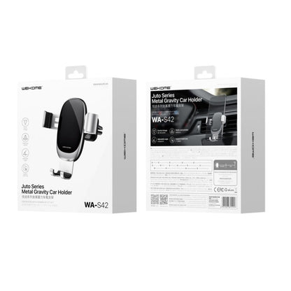 WK WA-S42 Yuetu Series Metal Gravity Air Vent Car Phone Holder Mount - Car Holders by WK | Online Shopping UK | buy2fix