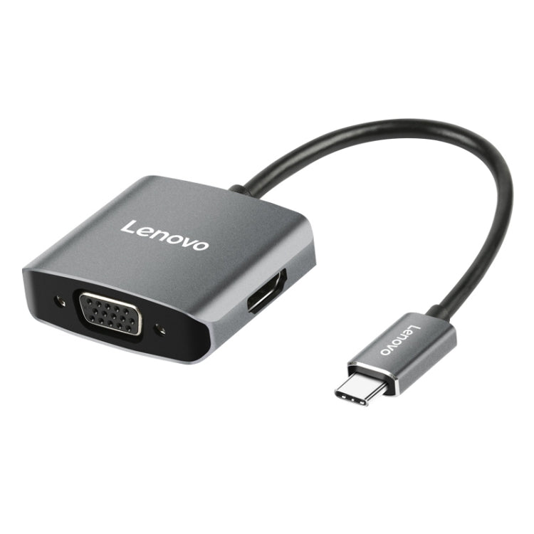 Original Lenovo C02 USB-C / Type-C to HDMI + VGA Converter - Converter by Lenovo | Online Shopping UK | buy2fix