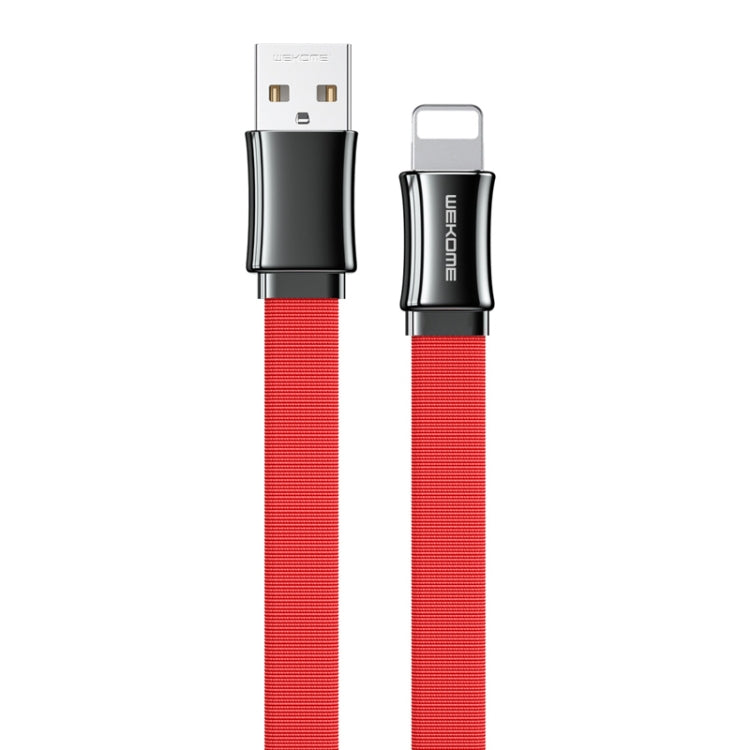 WK WDC-139 3A USB to 8 Pin King Kong Series Data Cable for iPhone, iPad (Red) - Normal Style Cable by WK | Online Shopping UK | buy2fix