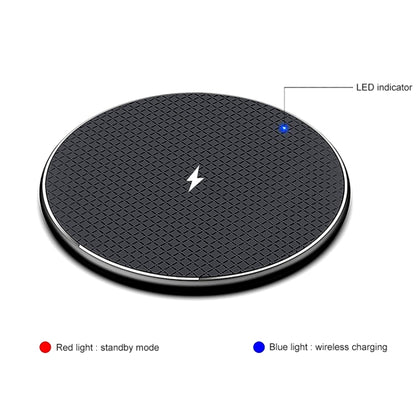 ZEQI W11 10W Smart Cooling Non-slip Aluminum Alloy Wireless Charger - Wireless Charger by ZEQI | Online Shopping UK | buy2fix