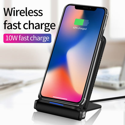Q200 5W ABS + PC Fast Charging Qi Wireless Fold Charger Pad(Silver) - Apple Accessories by buy2fix | Online Shopping UK | buy2fix