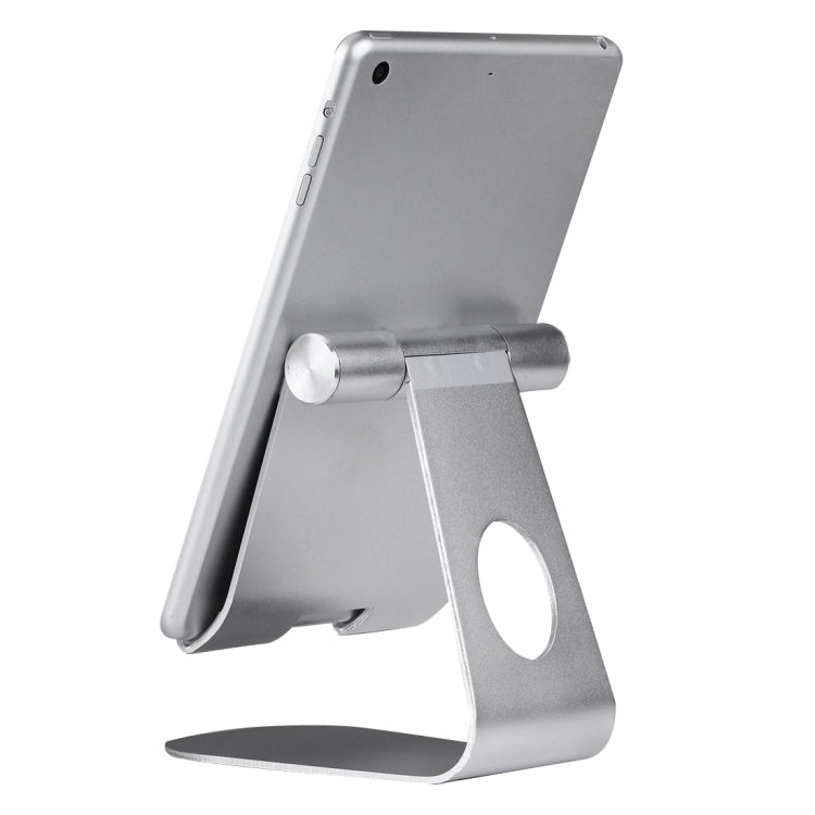 Exquisite Folding Adjustable Pivot Aluminium Alloy Desktop Holder Stand DOCK Cradle(Silver) - Desktop Holder by buy2fix | Online Shopping UK | buy2fix