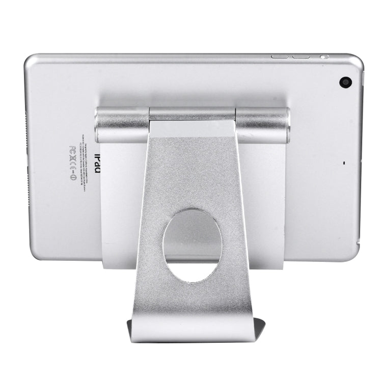 Exquisite Folding Adjustable Pivot Aluminium Alloy Desktop Holder Stand DOCK Cradle(Silver) - Desktop Holder by buy2fix | Online Shopping UK | buy2fix