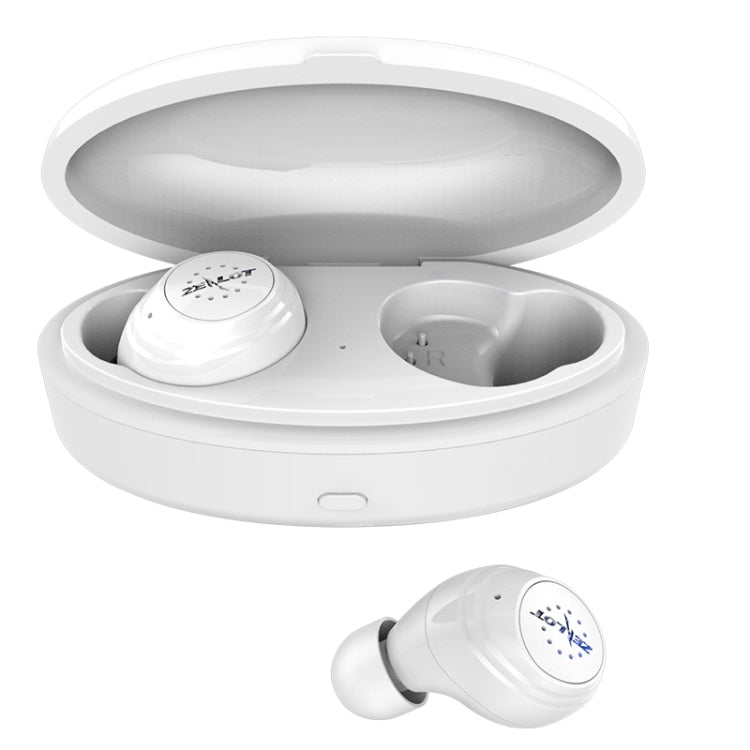 ZEALOT H19 TWS Bluetooth 5.0 Touch Wireless Bluetooth Earphone with Magnetic Charging Box, Support HD Call & Bluetooth Automatic Connection(White) - TWS Earphone by ZEALOT | Online Shopping UK | buy2fix