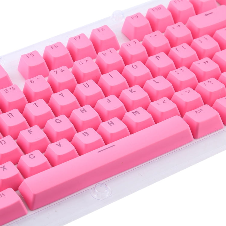 104 Keys Double Shot PBT Backlit Keycaps for Mechanical Keyboard(Pink) - Silicone / Sticker by buy2fix | Online Shopping UK | buy2fix