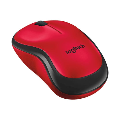 Logitech M220 1200DPI 2.4GHz Ergonomic Wireless Mouse (Red) - Wireless Mice by Logitech | Online Shopping UK | buy2fix