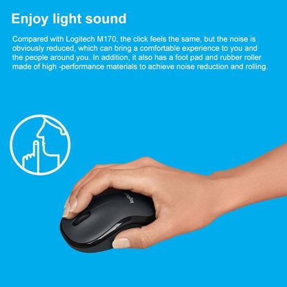 Logitech M220 1200DPI 2.4GHz Ergonomic Wireless Mouse (Blue) - Wireless Mice by Logitech | Online Shopping UK | buy2fix