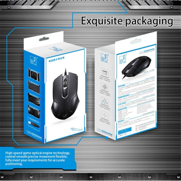 Chasing Leopard 129 USB Universal Wired Optical Gaming Mouse with Counter Weight, Length: 1.3m(Black) - Computer & Networking by Chasing Leopard | Online Shopping UK | buy2fix