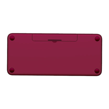 Logitech K380 Portable Multi-Device Wireless Bluetooth Keyboard (Red) - Wireless Keyboard by Logitech | Online Shopping UK | buy2fix