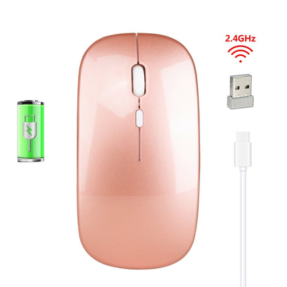 HXSJ M80 2.4GHz Wireless 1600DPI Three-speed Adjustable Optical Mute Mouse (Rose Gold) -  by HXSJ | Online Shopping UK | buy2fix