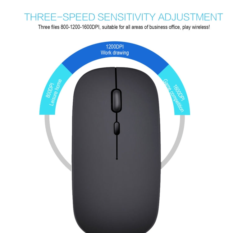 HXSJ M80 2.4GHz Wireless 1600DPI Three-speed Adjustable Optical Mute Mouse (Rose Gold) -  by HXSJ | Online Shopping UK | buy2fix