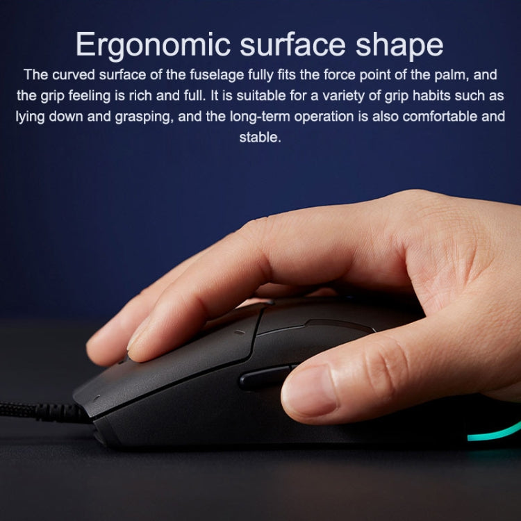 Original Xiaomi 6200DPI USB Wired Game Mouse Lite with RGB Light - Wireless Mice by Xiaomi | Online Shopping UK | buy2fix