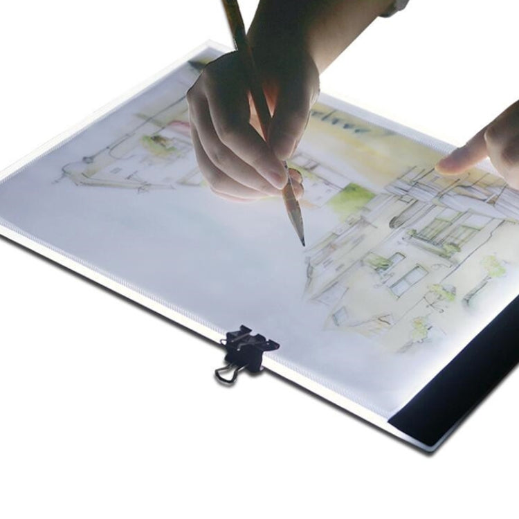 Ultra-thin A4 Size Portable USB LED Artcraft Tracing Light Box Copy Board Brightness Control for Artists Drawing Sketching Animation and X-ray Viewing - Consumer Electronics by buy2fix | Online Shopping UK | buy2fix