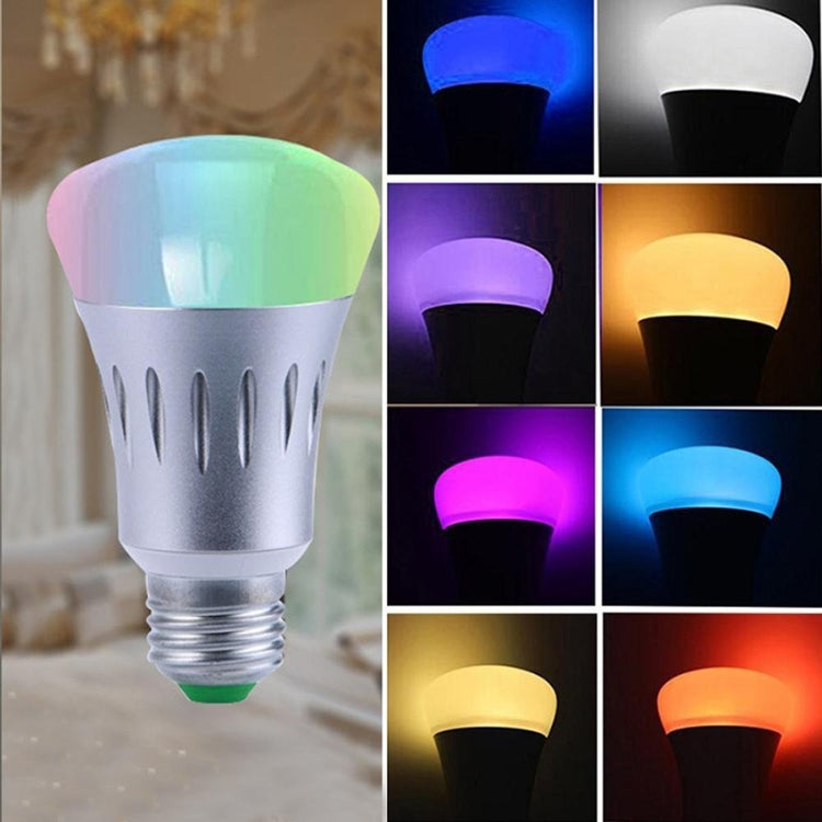 JH-G05 E27 7W WiFi Smart LED Light Bulb, 6000K+RGB 600LM Works with Alexa & Google Home, AC 175-255V(Silver) - Smart Light Bulbs by buy2fix | Online Shopping UK | buy2fix