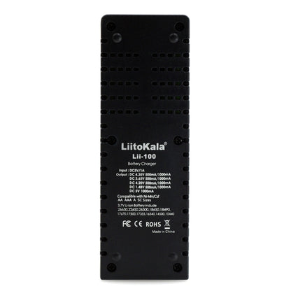 LiitoKala Lii-100 Battery Charger for Li-ion IMR 18650, 18490, 18350, 17670, 17500, 16340 (RCR123), 14500, 10440 - Consumer Electronics by buy2fix | Online Shopping UK | buy2fix