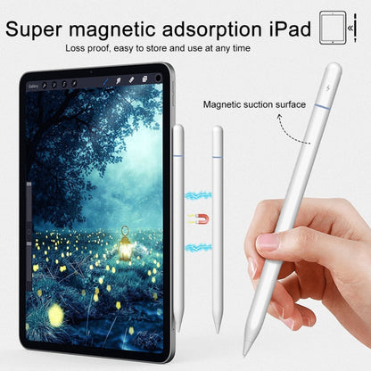 P8 Active Capacitive Stylus Pen with Palm Rejection for iPad After 2018 Version (White) - Stylus Pen by buy2fix | Online Shopping UK | buy2fix