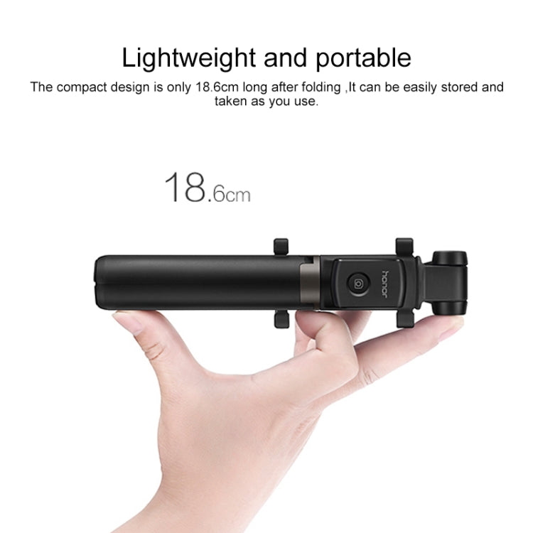 Huawei CF15 Pro Mobile Phone Bluetooth Mini Selfie Stick Live Floor Tripod Bracket(Black) - Selfie Sticks by Huawei | Online Shopping UK | buy2fix