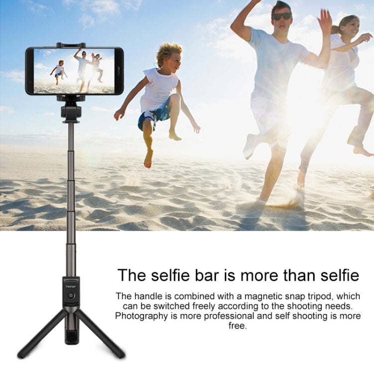 Huawei CF15 Pro Mobile Phone Bluetooth Mini Selfie Stick Live Floor Tripod Bracket(White) - Selfie Sticks by Huawei | Online Shopping UK | buy2fix